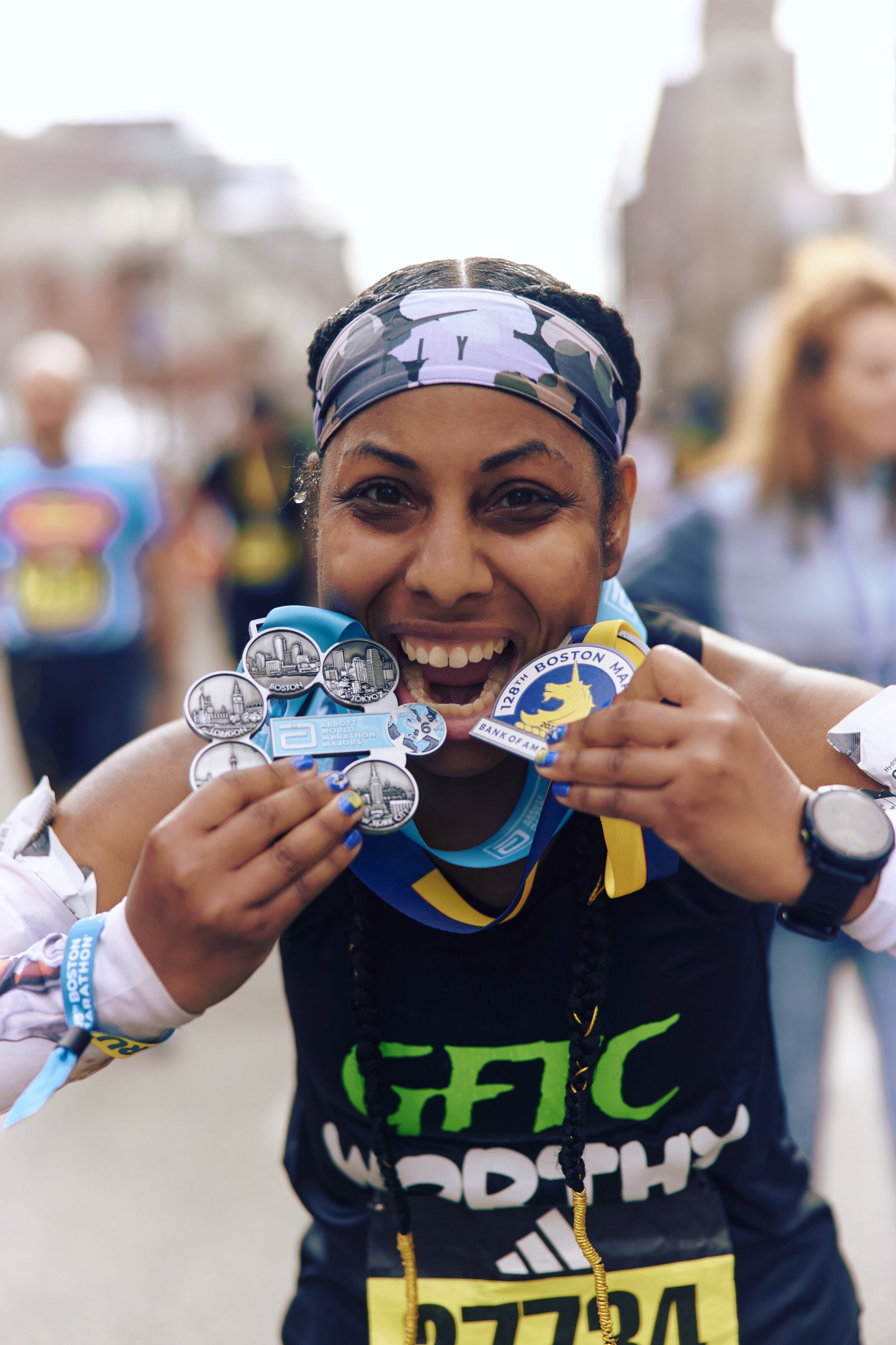 Goldfinger TC woman six star medal